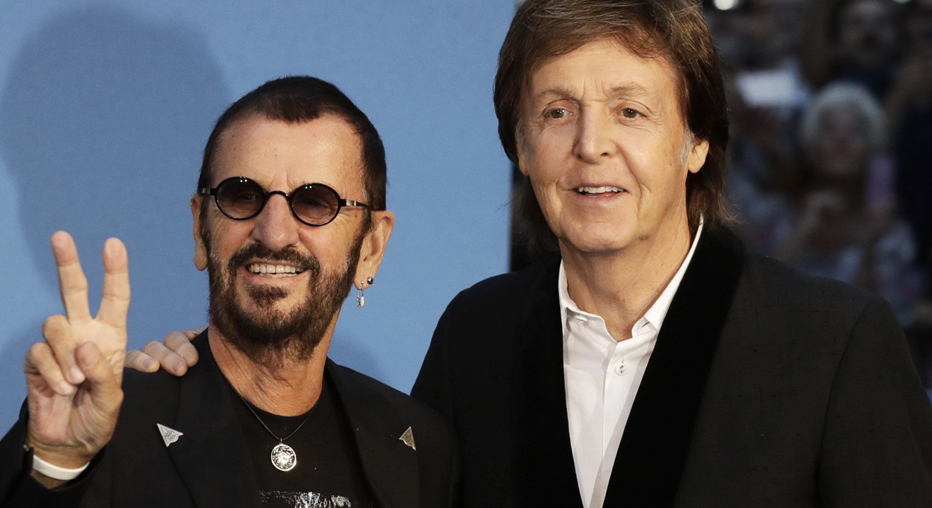 Sir Paul McCartney and Ringo Starr rock the red carpet Sir Paul McCartney and Ringo Starr rock the red carpet